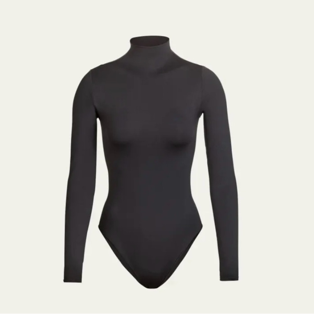SKIMS MOCK NECK LONG SLEEVE BODYSUIT SIZE S/M